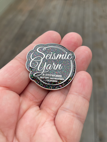 Enamel Pin - Seismic Glitter Logo